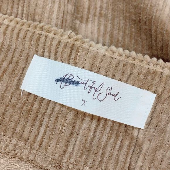 A Beautiful Soul Corduroy Skirt Size X - Picture 3 of 5